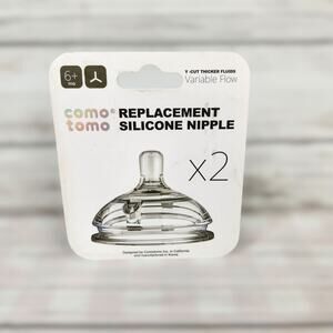Como Tomo 6+ Months Replacement Silicon Nipples X2